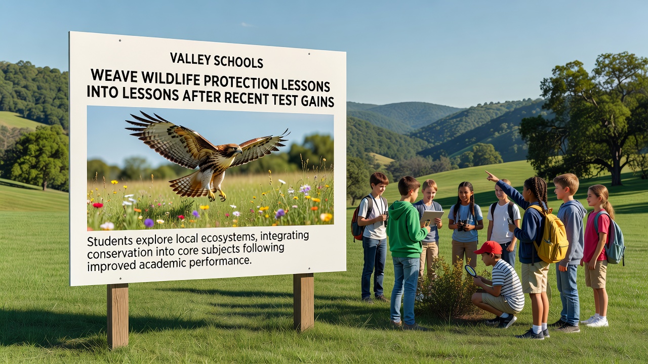 Valley Schools Weave Wildlife Protection Lessons into Curriculum After Recent Test Gains
