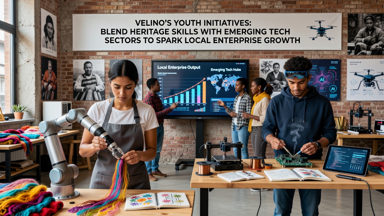 Velino's Youth Initiatives Blend Heritage Skills With Emerging Tech Sectors to Spark Local Enterprise Growth